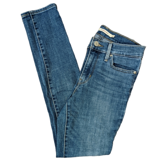 Levi's Slimming Skinny Mid-Rise Medium Wash  Skinny Jeans - Picture 4 of 8